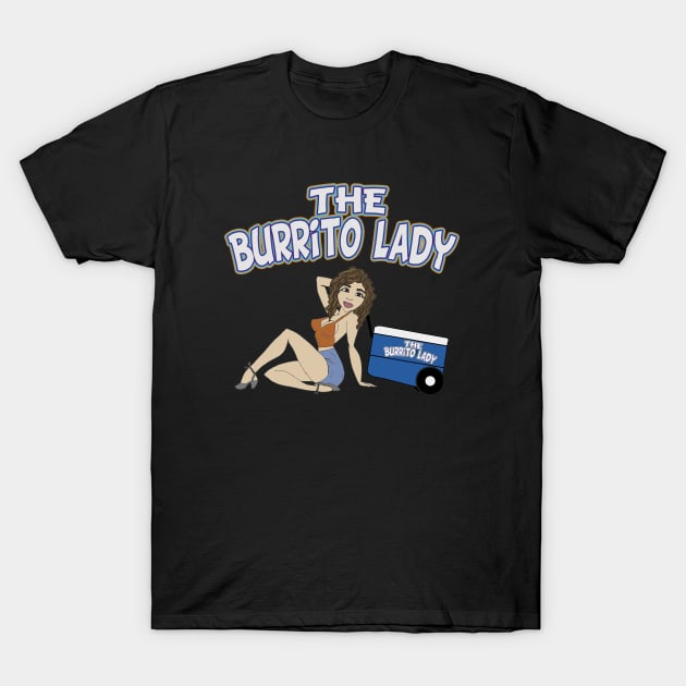 The Burrito Lady T-Shirt by ArtAnything